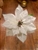 Artificial Poinsettia Flowers - 9.5" X-Small White