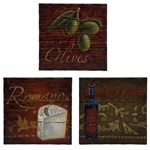 Tuscan Culinary Kitchen Plaques