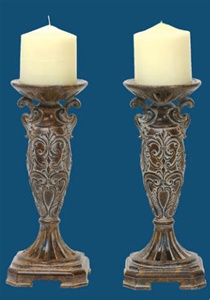 Fortress candlesticks